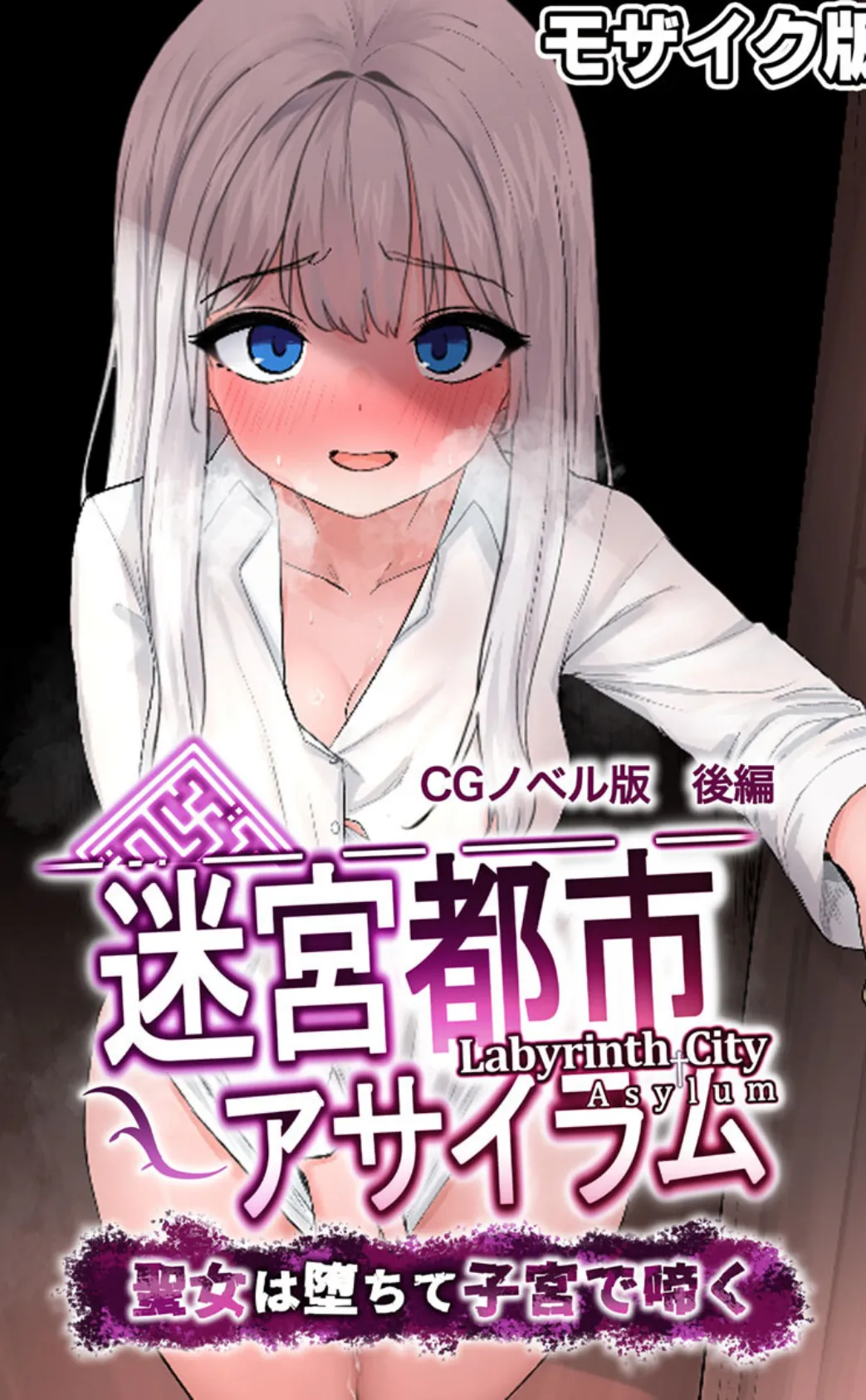 迷宮都市アサイラム CGノベル版 モザイク版 後編 〜聖女は堕ちて子宮で啼く〜 1ページ