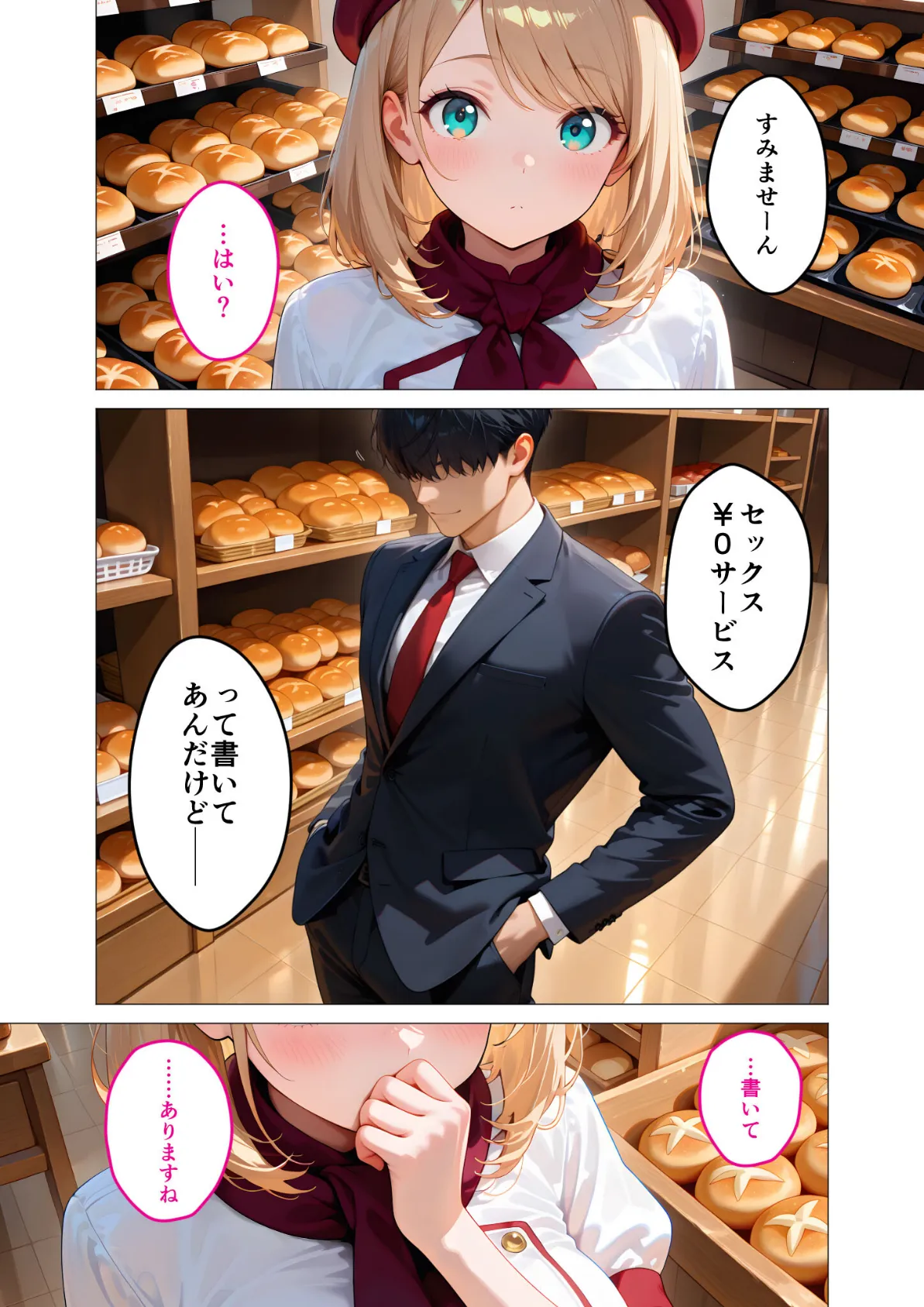 当店限定！セックス￥0サービス 〜ひたむきパン屋さんの流されえっち〜 モザイク版 8ページ