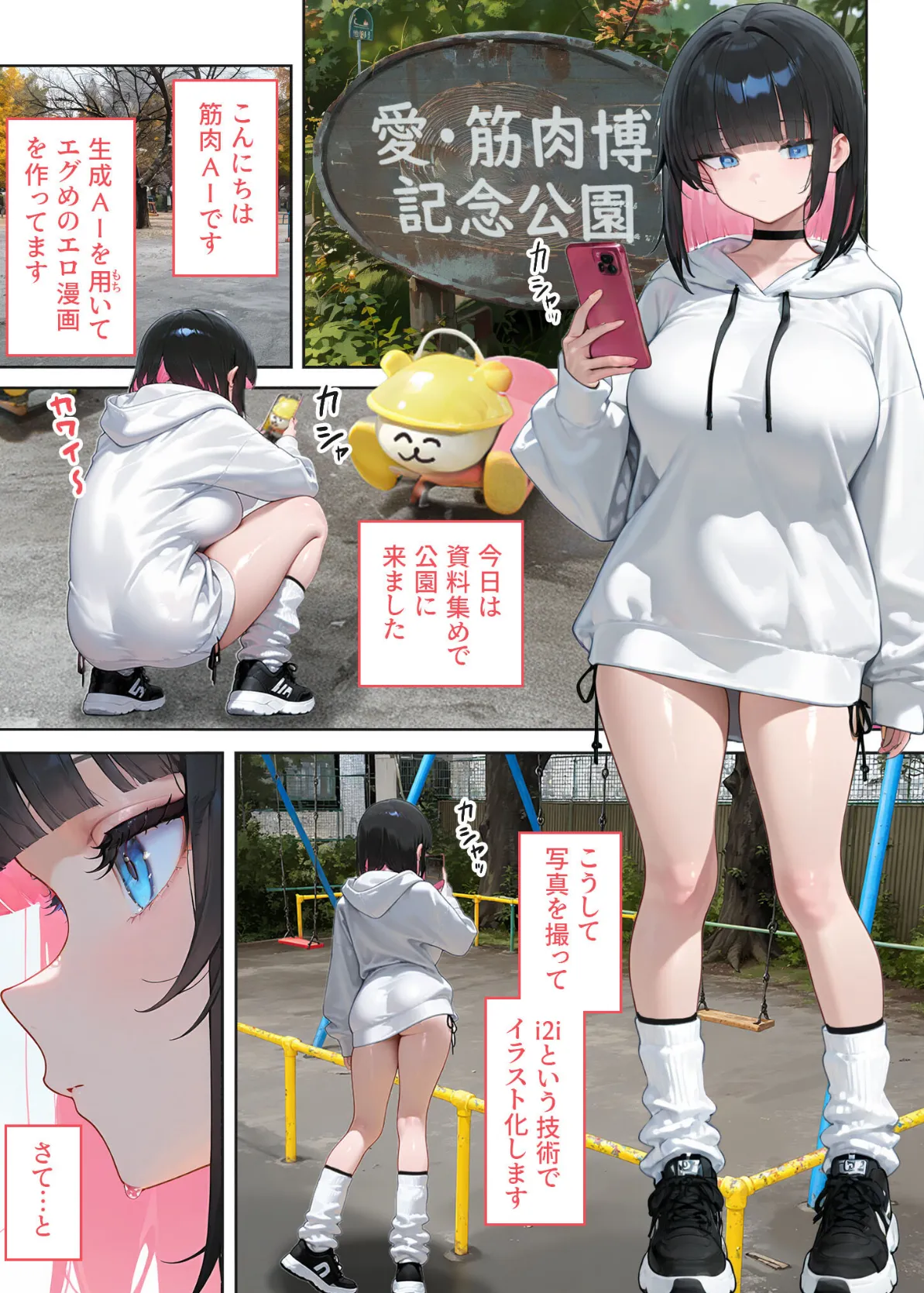 エロ漫画家の過激でキケンな突撃取材 〜お前が便所になるんだよ！〜 モザイク版 4ページ