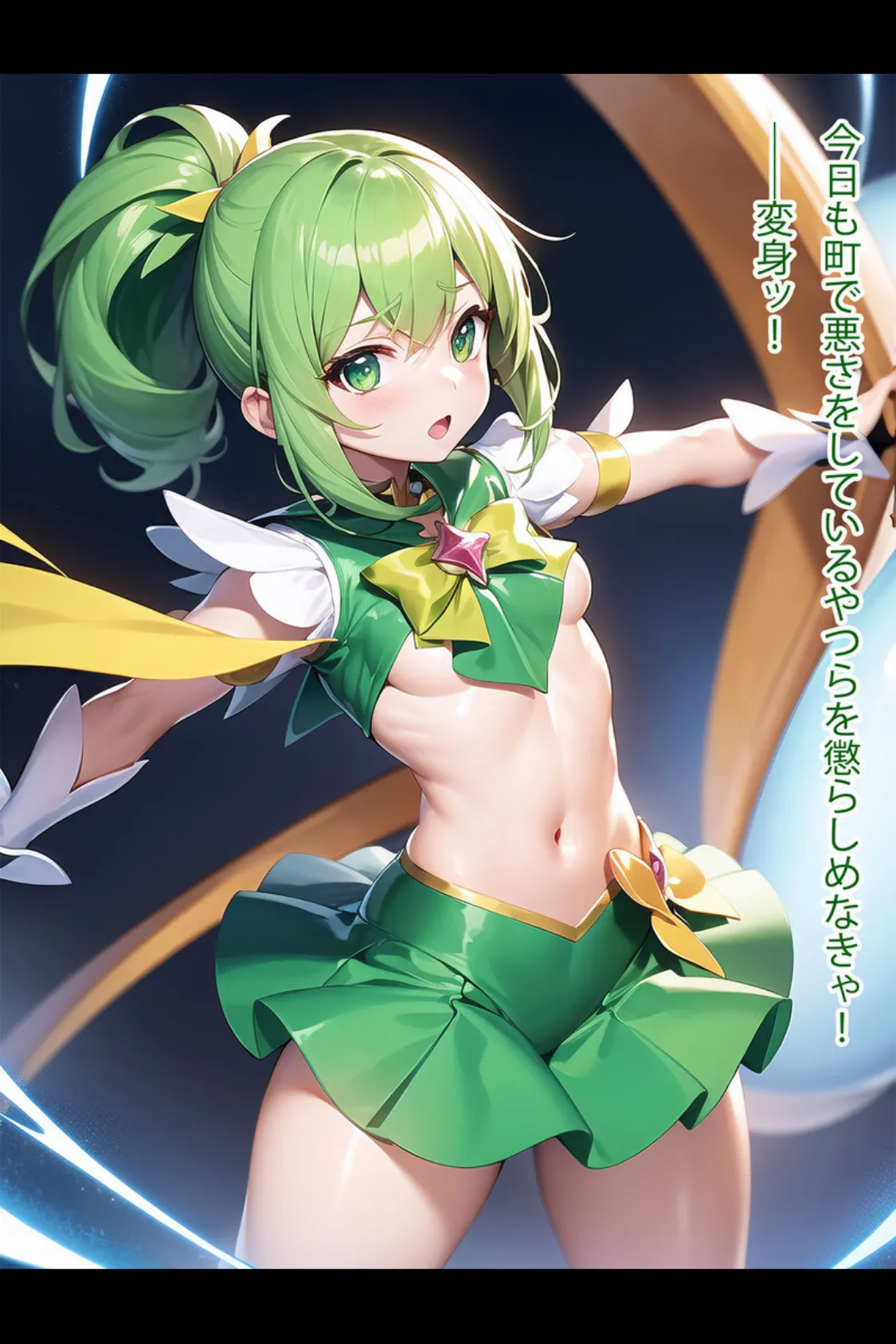 【全2作収録】禁断の悪堕ち変身ヒロイン【グリーン・シルバー編】 モザイク版 6ページ