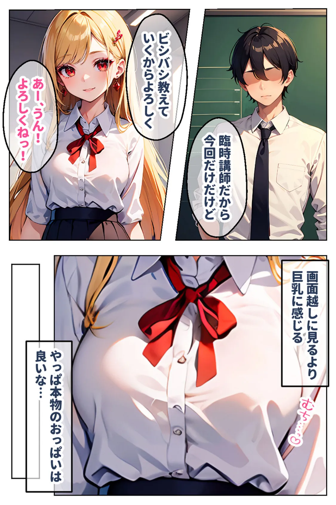 【全2作収録】見た目ギャル、中身清楚が堕ちるまで1&2 〜金髪オトメの淫行記録〜 モザイク版 8ページ