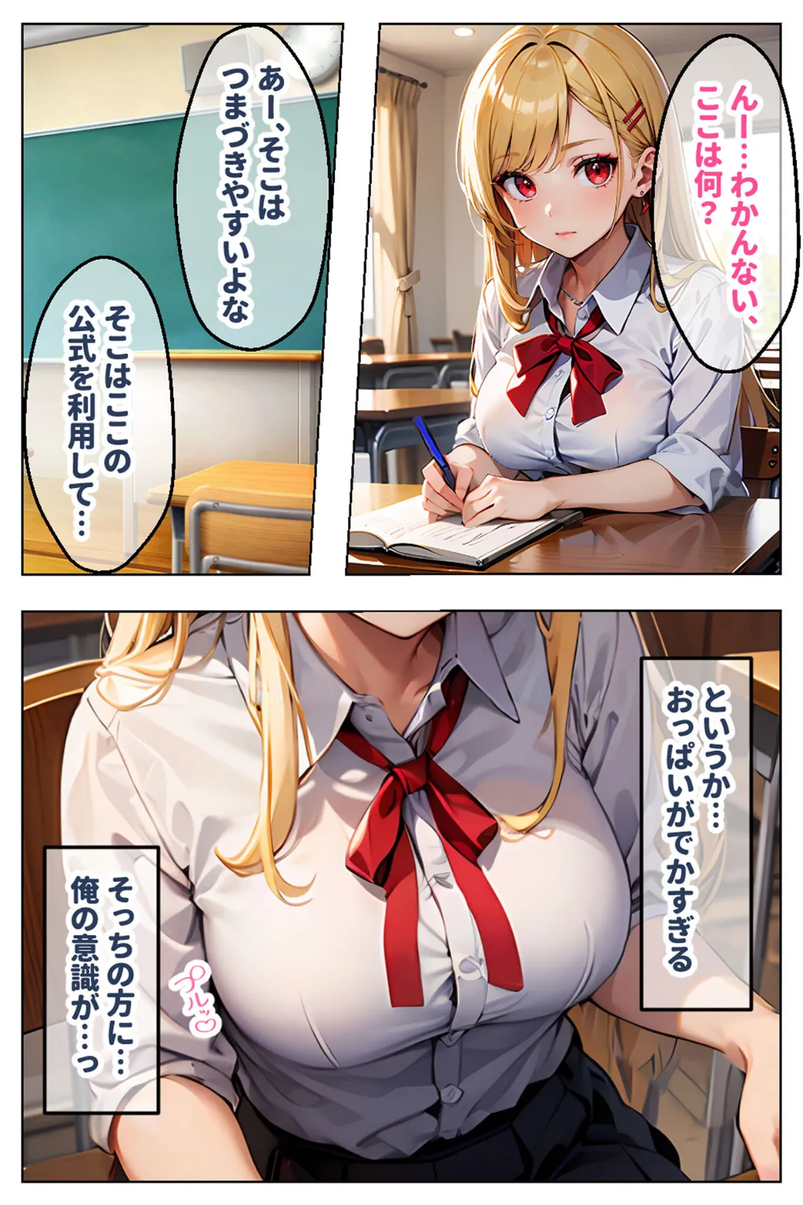 【全2作収録】見た目ギャル、中身清楚が堕ちるまで1&2 〜金髪オトメの淫行記録〜 モザイク版 9ページ