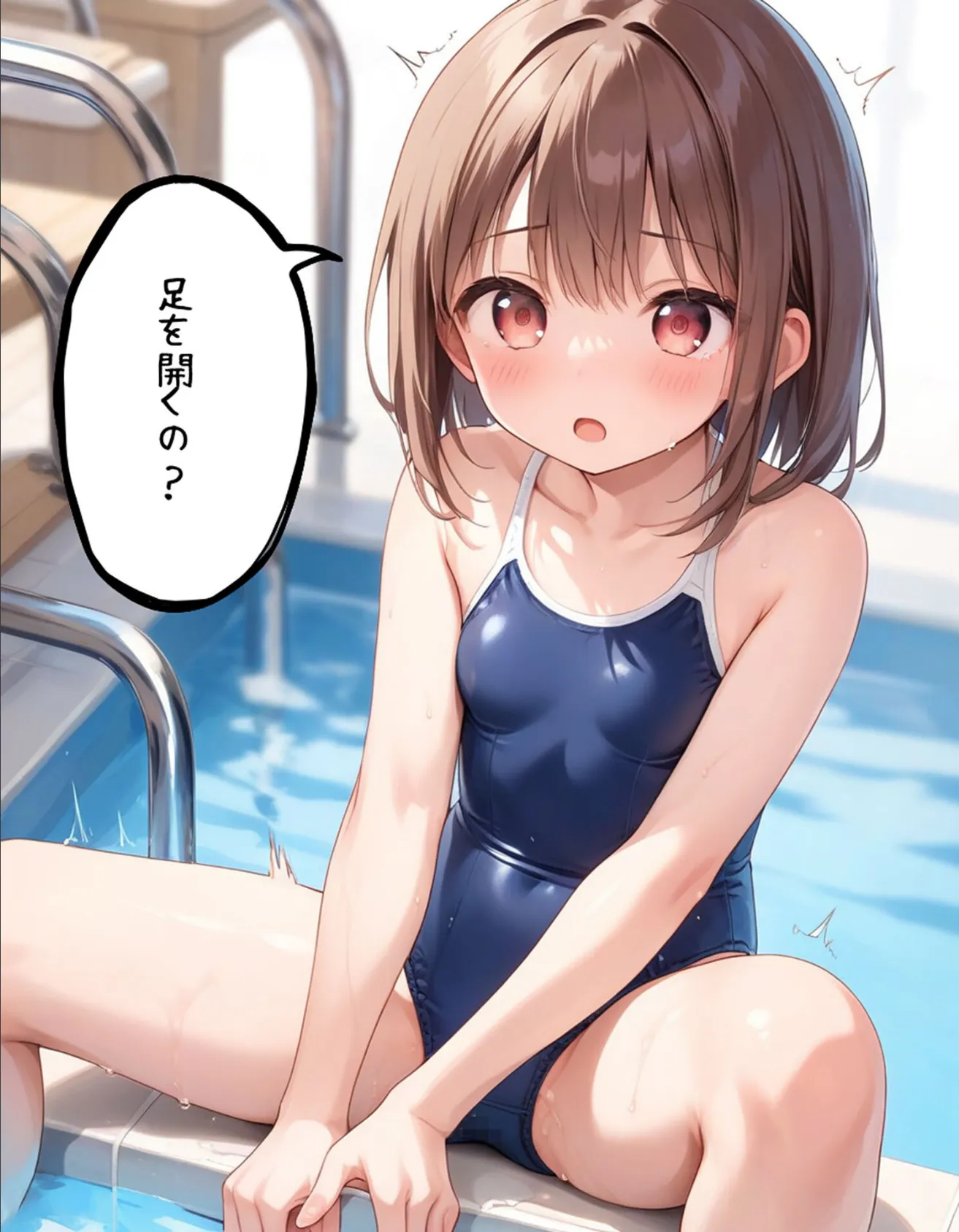 お義兄ちゃんと生ハメ撮影会〜スクール水着でハメまくり モザイク版 8ページ